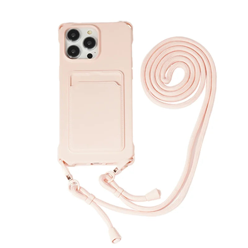 Case iPhone Crossbody com carteira