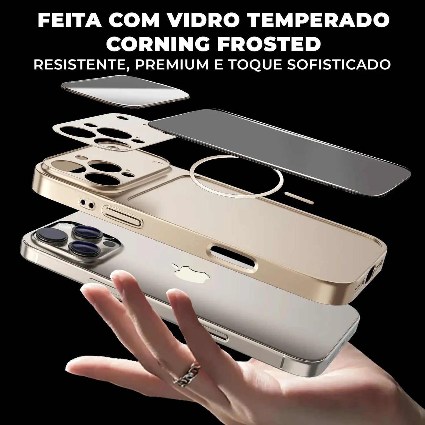 Case iPhone iGlass 17 Magsafe
