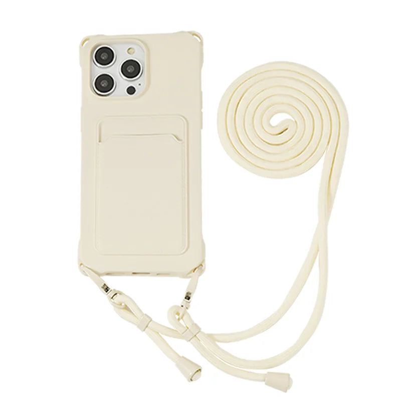 Case iPhone Crossbody com carteira